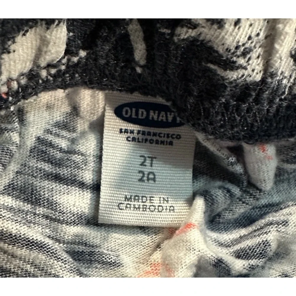 Old Navy Unisex Baby Solid blue Cotton bld U-Shaped Elastic Pull On shorts Sz 2T